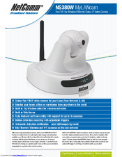 Netcomm NS380W MyLANcam Specifications