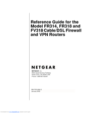 Netgear FR314 Reference Manual
