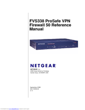 Netgear FVS338NA Reference Manual