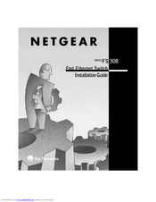 Netgear FS308 - Switch Installation Manual