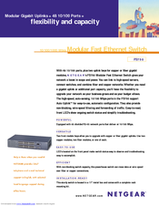 Netgear FS 750 Brochure & Specs