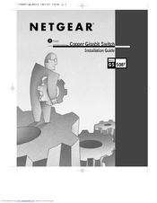 Netgear GS508T - Switch Installation Manual
