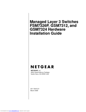 Netgear GSM7312NA Hardware Installation Manual