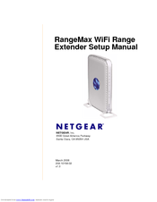 Netgear RangeMax WPN824EXT Install Manual
