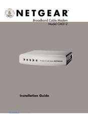 Netgear CM212 Installation Manual