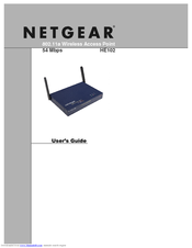 Netgear HE102 - Wireless Access Point User Manual