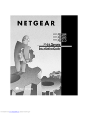 Netgear PS104 Installation Manual