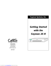 Cayman Systems 2E-H Getting Started Manual