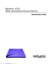 Netopia 4752 Administration Manual