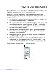 Nextel BlackBerry 7100i User Manual