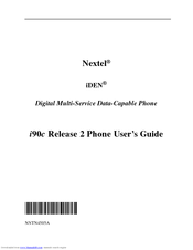 Motorola i90c User Manual