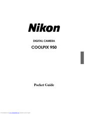 Nikon VAA106E5 - Coolpix 950 Digital Camera Pocket Manual