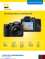 Nikon CoolPix P500 Brochure