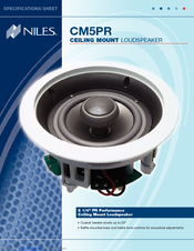 Niles CM5PR Specification Sheet