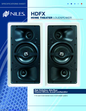 Niles HDFX Specification Sheet