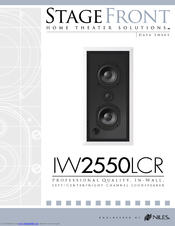 Niles IW2550LCR Datasheet