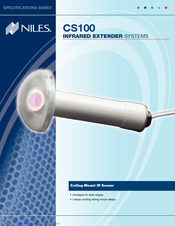 Niles CS100 Specification Sheet