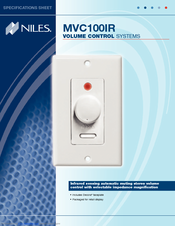 Niles MVC100IR Specification Sheet
