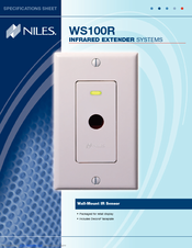 Niles WS100R Features & Specifications  Manual