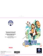 Nintendo Final Fantasy: Crystal Chronicles Instruction Booklet