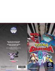 Nintendo Pokemon Colosseum Instruction Booklet