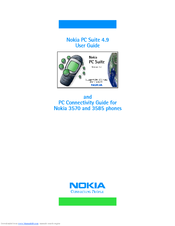 Nokia 3570 - Cell Phone - CDMA Connectivity Manual