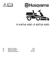Husqvarna R 418TsX AWD Operator's Manual