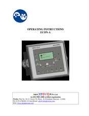 Procom ECON-A Operating Instructions Manual