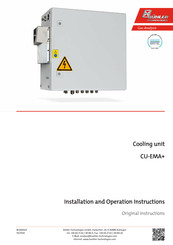 Bühler technologies CU-EMA+ Assembly, Installation And Operation Instructions