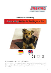 Thermo Technologies 3513000 Operating Manual