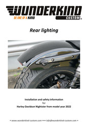 Wunderkind Custom HDN1V Installation And Safety Instructions