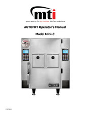 MTI AUTOFRY Mini-C Operator's Manual