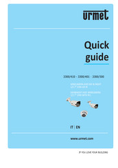 urmet domus 3300/401 Quick Manual