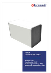 Formula Air E-PURE ASPRA S400-S Manual