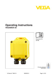 Vega VEGABOX 02 Operating Instructions Manual