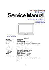 Panasonic TH-42PX20U/P Operating Service Manual