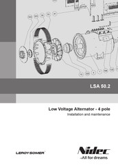 Leroy-Somer Nidec LSA 46.3 Installation And Maintenance Manual