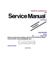Panasonic DVD-RV32P-CHINA-PRODUCT Service Manual