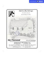 Sentry Buildings Pinewood 1416 Assembly Book