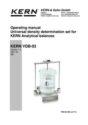 KERN KERN YDB-03 Operating Manual