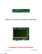 Serious Integrated SIM225 Technical Reference Manual