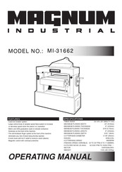 Magnum Industrial MI-31662 Operating Manual
