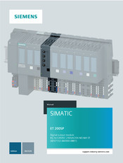 Siemens SIMATIC ET 200SP Equipment Manual