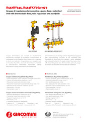 Giacomini R557RY045 Instructions Manual