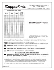 CopperSmith CSPI-36 Installation Instructions Manual