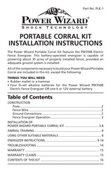 Power Wizard PW350B Installation Instructions Manual
