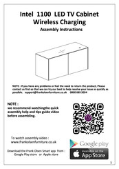 Frank Olsen INTEL 1100 CORNER Assembly Instructions Manual