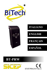 SiCEP BiTech BT-PRW Manual
