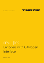 turck RES-33 Instructions For Use Manual