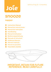 Joie Snooze Instruction Manual